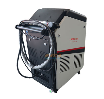 Máquina de limpieza con láser pulsado de eliminación de pintura de 500W para la eliminación de manchas de óleo