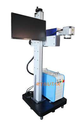 Máquina de marcado con láser volante de alta precisión grabador con láser industrial de 10W