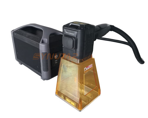Máquina de grabado láser portátil móvil Metal pequeño grabador láser de fibra