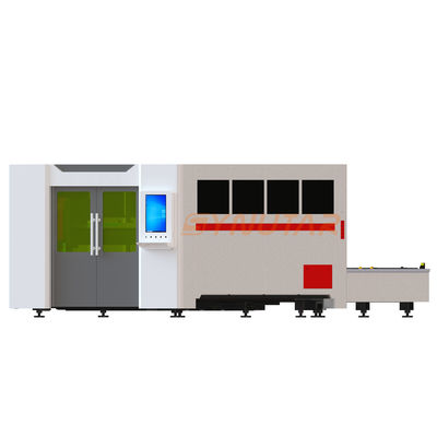 Máquina de corte con láser de fibra Raycus de alta precisión 3000W / 6000W / 8000W