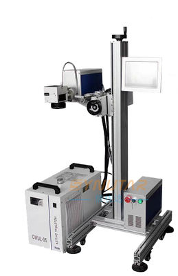 Máquina automática de marcado por láser de metal de 50 Hz Impresora de inyección de tinta de fibra láser de 50 W