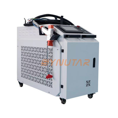 Máquina de limpieza láser portátil de 220V / 50Hz 1000W para acero de astillero
