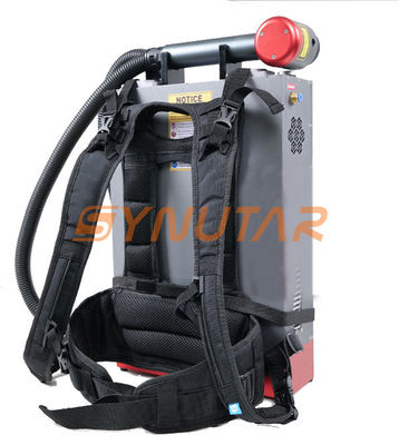 Máquina de limpieza con láser de mochila portátil 220V 100W Limpieza con láser de óxido Seguridad y móvil