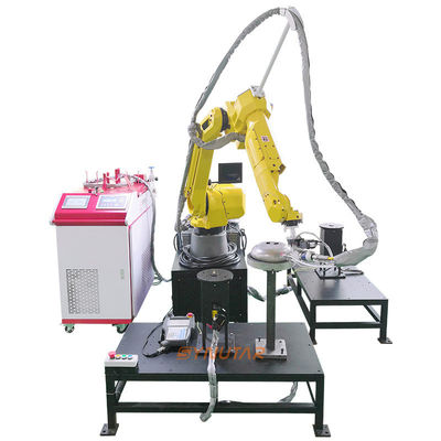 Máquina de soldadura automática láser de 4000W / 6000W con brazo robótico inteligente