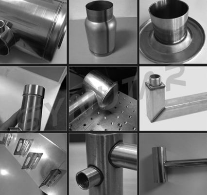 Máquina de soldadura por láser de fibra de acero inoxidable de plataforma de metal totalmente automática
