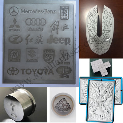 Marcador láser 3D cilíndrico Equipo de grabado láser 3D curvo de metal