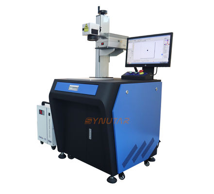 Máquina portátil de marcado con láser UV para el grabado de hojas pequeñas de vidrio 3W / 5W