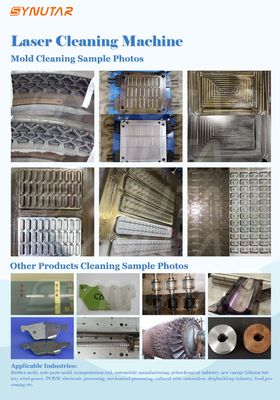 Máquina de limpieza con láser pulsado de eliminación de pintura de 500W para la eliminación de manchas de óleo