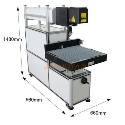 Máquina de marcado con láser AC220V 50Hz 10A CO2 para ambiente de trabajo de temperatura 0-45C