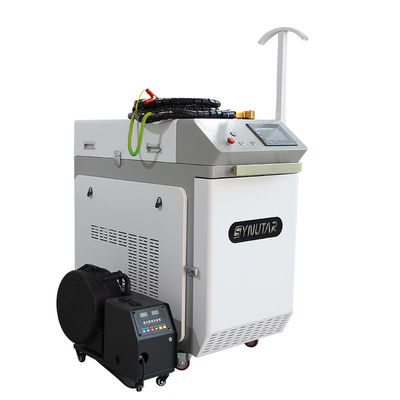 Máquina de limpieza por láser de 1064nm refrigerada con agua, portátil para aplicaciones de limpieza precisa a pulso de 1-20KHz