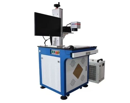 Máquina de marcado con láser UV de precisión de 110 mm x 110 mm grabador láser controlado por PC