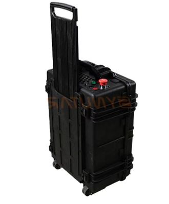Máquina portátil de limpieza por láser de fibra refrigerada por aire con rango de escaneo de 100 mm*100 mm
