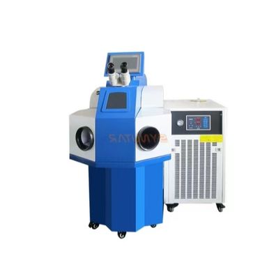 Máquina de soldadura por láser de joyería refrigerada con agua con frecuencia de pulso de 1-50 Hz y diámetro de punto de 0,2-2 mm