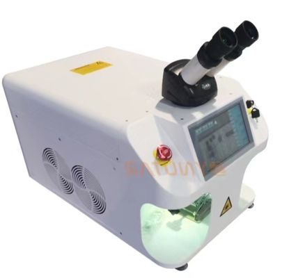 Máquina de soldadura láser de joyería de precisión con diámetro de punto láser de 0,2-2 mm con precisión de posicionamiento de 0,01 mm