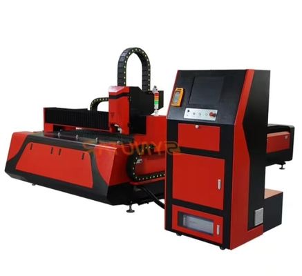 Máquina de corte por láser de fibra de servo motor refrigerado con agua 1500W-6000W con transmisión de rack de engranajes de precisión