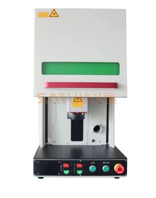 Máquina de marcado por láser de fibra de precisión para pequeños detalles 20W-100W Sistema de refrigeración de aire con energía láser