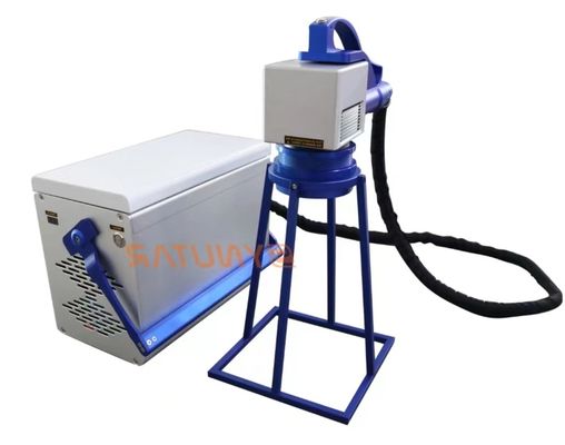 Máquina de marcado con láser de fibra de refrigeración por aire 0.01 mm Control de PC de línea mínima