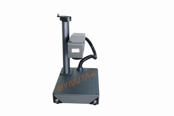 Máquina de marcado láser de fibra de mesa compatible con EZCAD con repetibilidad ± 0,002 mm