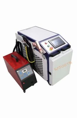 Máquina de soldadura con láser de mano de precisión de 1064 nm / soldadora con láser de mano con posicionamiento de ± 0,02 mm